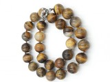 Superb colier vintage din agate &quot;ochi de tigru &quot;