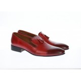 Cumpara ieftin OFERTA MARIMEA 38 - Pantofi barbati eleganti, din piele naturala, rosu -L035ROSU