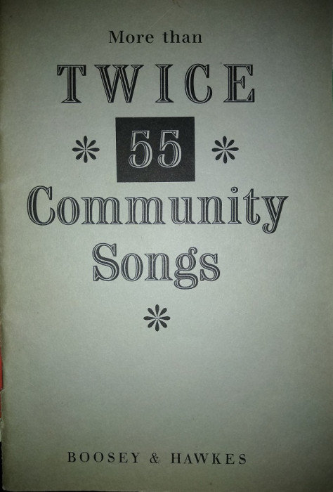 More than twice 55 Community Songs