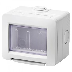 Doza aplicata PT 3M IP55 Gewiss Chorus gri GW16513