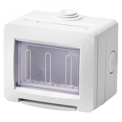 Doza aplicata PT 3M IP55 Gewiss Chorus gri GW16513 foto