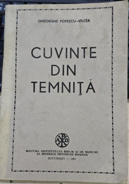 Cuvinte din temnita - Gheorghe Popescu-Vilcea