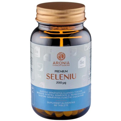 Premium Seleniu 200 &amp;micro;g 90 tablete Aronia Charlottenburg foto