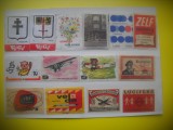 HOPCT LOT NR 63 SUEDIA, FRANTA, OLANDA -14 ETICHETE VECHI CHIBRITURI-FILUMENIE-