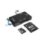 Cititor de Carduri USB, USB Tip-C 3.1, Micro USB, Card SD, MicroSD/TF