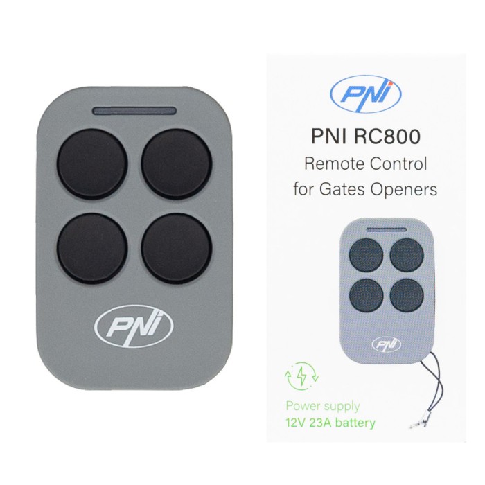 Aproape nou: Telecomanda suplimentara PNI RC800 pentru kit automatizare porti autop
