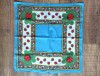 DD - Batic / esarfa copii, bumbac 100%, cu buburuze si flori, 49cmx48cm