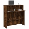 VidaXL Birou de recepție stejar afumat 100x50x103,5 cm lemn prelucrat 859028
