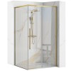 Cabina de dus SOLAR GOLD Brush 90x90 cm