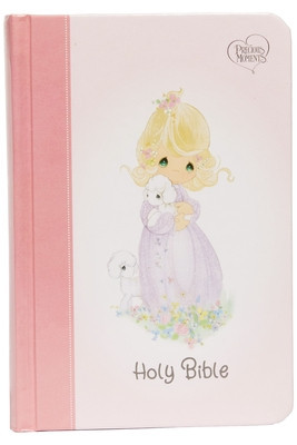 Nkjv, Precious Moments Small Hands Bible, Pink, Hardcover, Comfort Print: Holy Bible, New King James Version foto