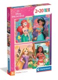 Puzzle Clementoni, Disney Princess, 2 x 20 piese
