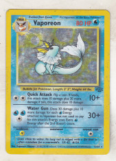 bnk crc Cartonas Pokemon Vaporeon 12/64 foto