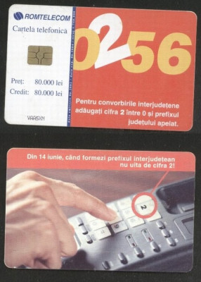 Romania 2002 Telephone card 0256 Rom 152 CT.041 foto