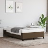 VidaXL Cadru de pat fără saltea, maro &icirc;nchis, 120x200 cm, textil 347053