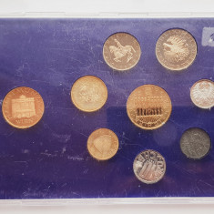 M01 Austria set monetarie 8 monede 1980 2 5 10 50 grosch 1 5 10 20 Schilling PF