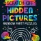 Scratch-Off Hidden Pictures Rainbow Party Puzzles