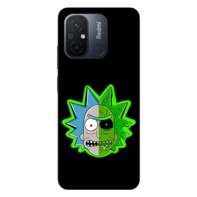 Husa compatibila cu Xiaomi Redmi 12C Silicon Gel Tpu Model Rick And Morty Alien foto