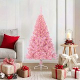 VidaXL Pom de Crăciun artificial pre-iluminat Roz 120 cm PVC 3397046