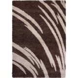 Covor Model Fantasy 12501-98, Marime 100 x 200 cm, Maro, Inaltime Fir 30 mm, Antialergic, Polipropilena, Living, Dormitor, Sufragerie, Birou
