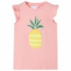 Tricou pentru copii, roz, 140, vidaXL