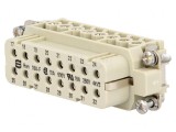 Conector HDC Inserturi Contact Mamă Han A 16 PIN 16 PE