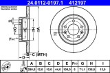 ATE 24.0112-0197.1 Disc frana