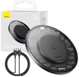 Cumpara ieftin Incarcator wireless Baseus Simple Qi 15W, compatibilitate smartphones, cablu Type-C