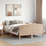 Cumpara ieftin Cadru de pat fără saltea, 160x200 cm, lemn masiv pin
