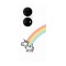 Husa compatibila cu Huawei Nova Y70 model Rainbow Unicorn, Silicon, TPU, Viceversa