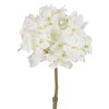 Floare Artificială, Hortensie, Alb, 24cm, Oem