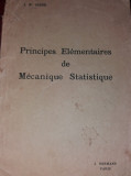 PRINCIPES ELEMENTAIRES DE MECANIQUE STATISTIQUE J WILLARD GIBBS