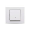 Intrerupator Cap Cruce ST Alb, Ovivo