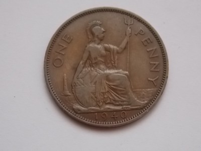 ONE PENNY 1940-GBR-XF foto