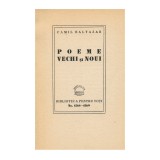 Camil Baltazar, Poeme vechi și noi, , cu dedicație