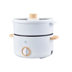 Oala electrica pentru gatit cu abur Ambiano, 1.3 l, alb