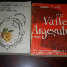 Sanda Movila - Pe vaile Argesului -1950 si Viata în oglinzi-1990- carte noua