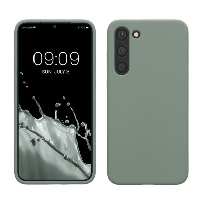 Husa Kwmobile pentru Samsung Galaxy S23 Plus, Verde, Silicon, KWM000017WC048C foto