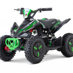 ATV electric NITRO ECO Python 1000W 36V Snowy tyre, cu 3 Viteze, culoare verde