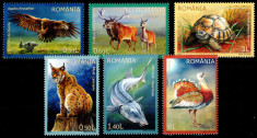 Romania 2009, LP 1841, Fauna protejata din RO, seria, MNH! LP 14,20 lei foto