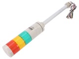 Coloană de Semnalizare LED Roșu/Ambră/Verde 24V