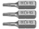 Set 3 Biti Torx 1/4'' T10X25Mm