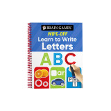 Brain Games Wipe-Off Learn to Write: Letters (Kids Ages 3 to 6)