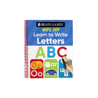 Brain Games Wipe-Off Learn to Write: Letters (Kids Ages 3 to 6) foto