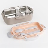 Caserola Termica din Inox cu Furculita &amp; Lingura, CMCLASS