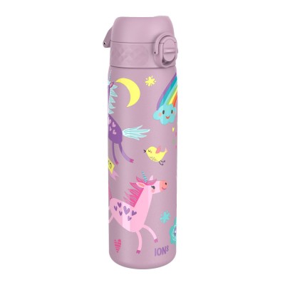 Sticla apa pentru copii Slim, inox, 600ml, Unicorns - Ion8 foto