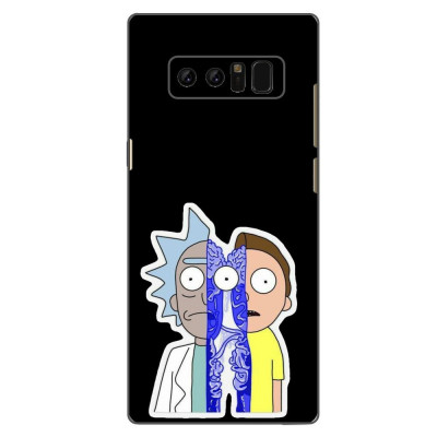 Husa compatibila cu Samsung Galaxy Note 8 Silicon Gel Tpu Model Rick And Morty Connected foto