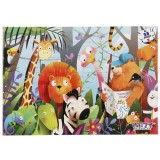 Puzzle Witty Puzzlezz, Aventura animalelor confuze, 35 piese