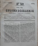 Curier romanesc, gazeta politica, comerciala si literara, nr. 97 din 1844
