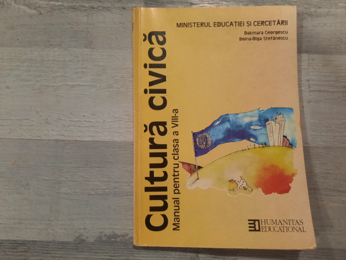 Cultura civica.Manual pentru clasa a VIII a de D.Georgescu,D.O.Stefanescu