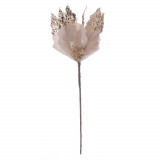 Floare roz de Craciun 31 cm